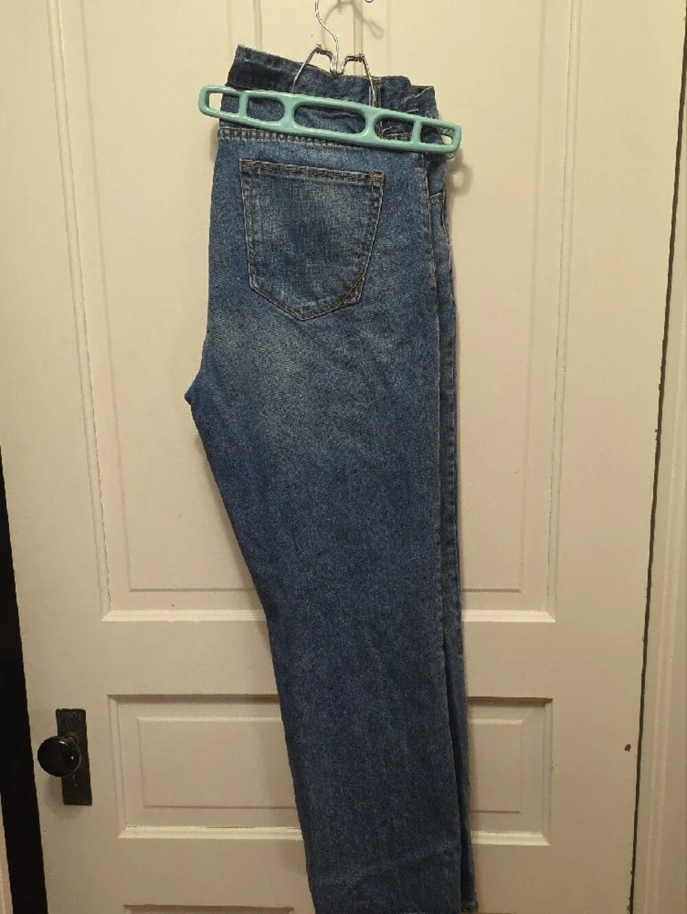 Banana Republic Men's Straight-Leg Blue Jeans